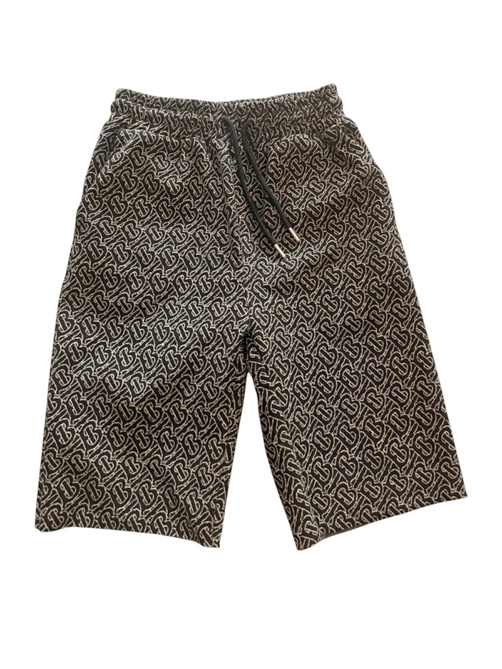 Burberry TB Monogram Cotton Jersey Shorts Sz L
